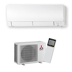 Deluxe FH25 high wall mounted heat pump